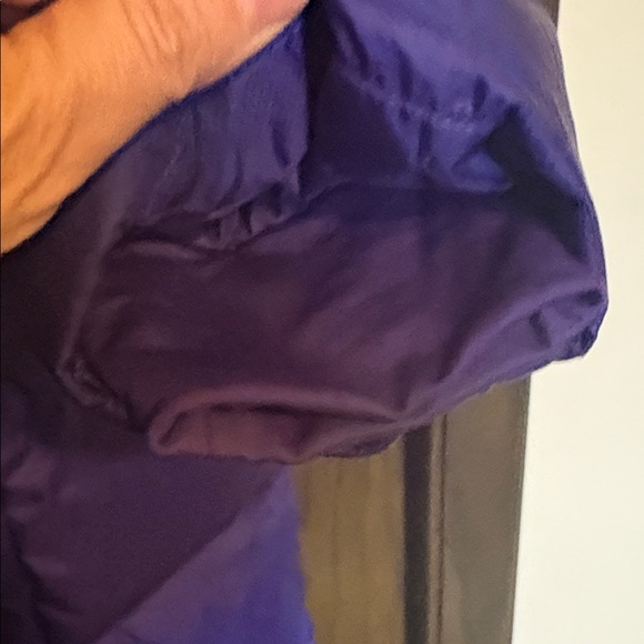Women's Lands End Long Bluish/Purple Puffer Coat Size L - Picture 4 of 8